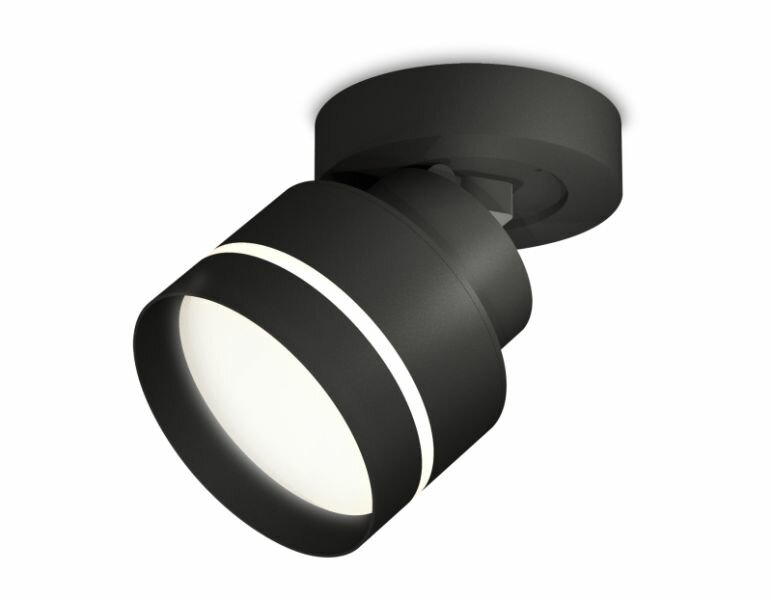 Накладной поворотный светильник XM8102025 SBK/FR черный песок/белый матовый GX53 (A2229 A2106 C8102 N8462)