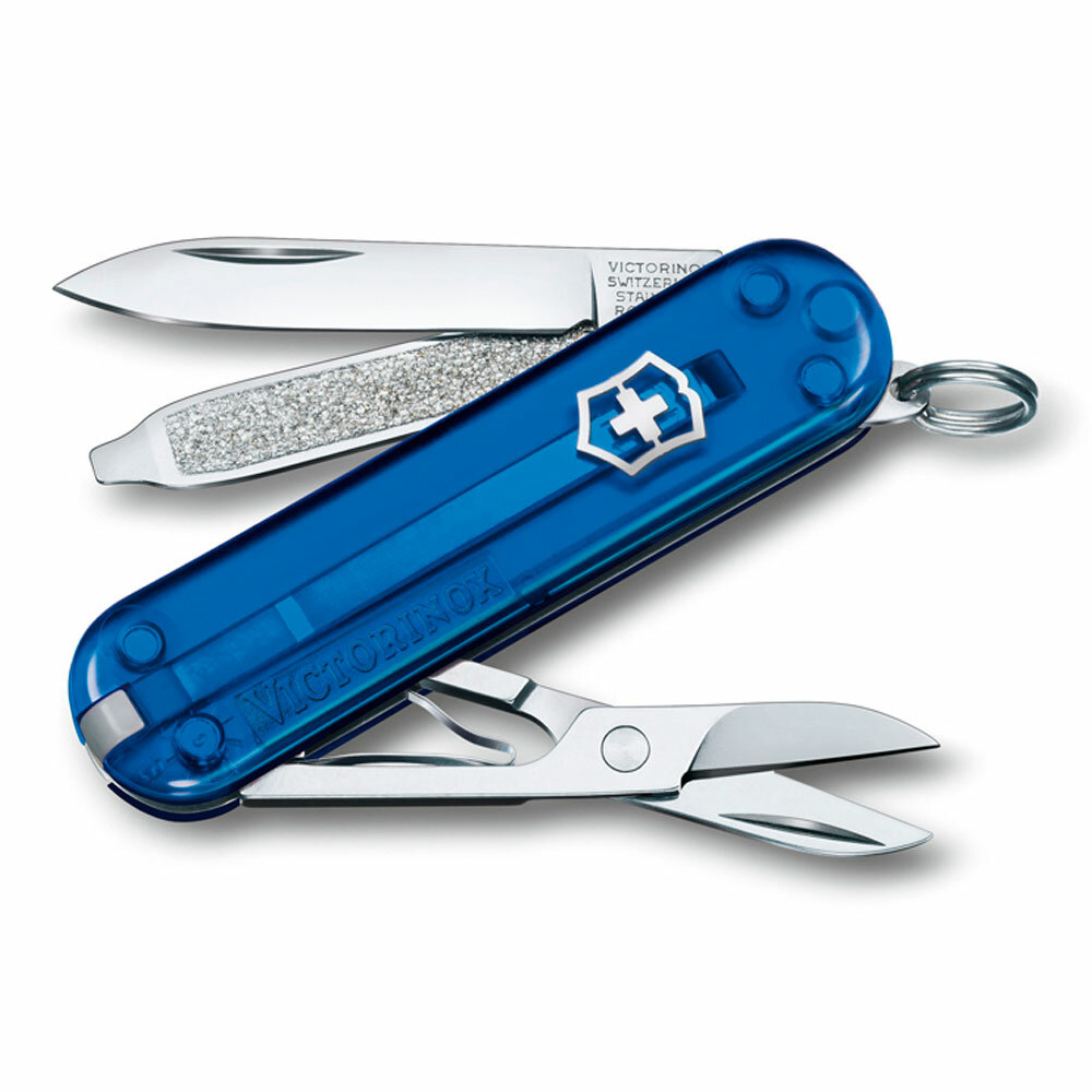 Нож-брелок Victorinox Classic SD Colors Deep Ocean 58мм 0.6223.T2G