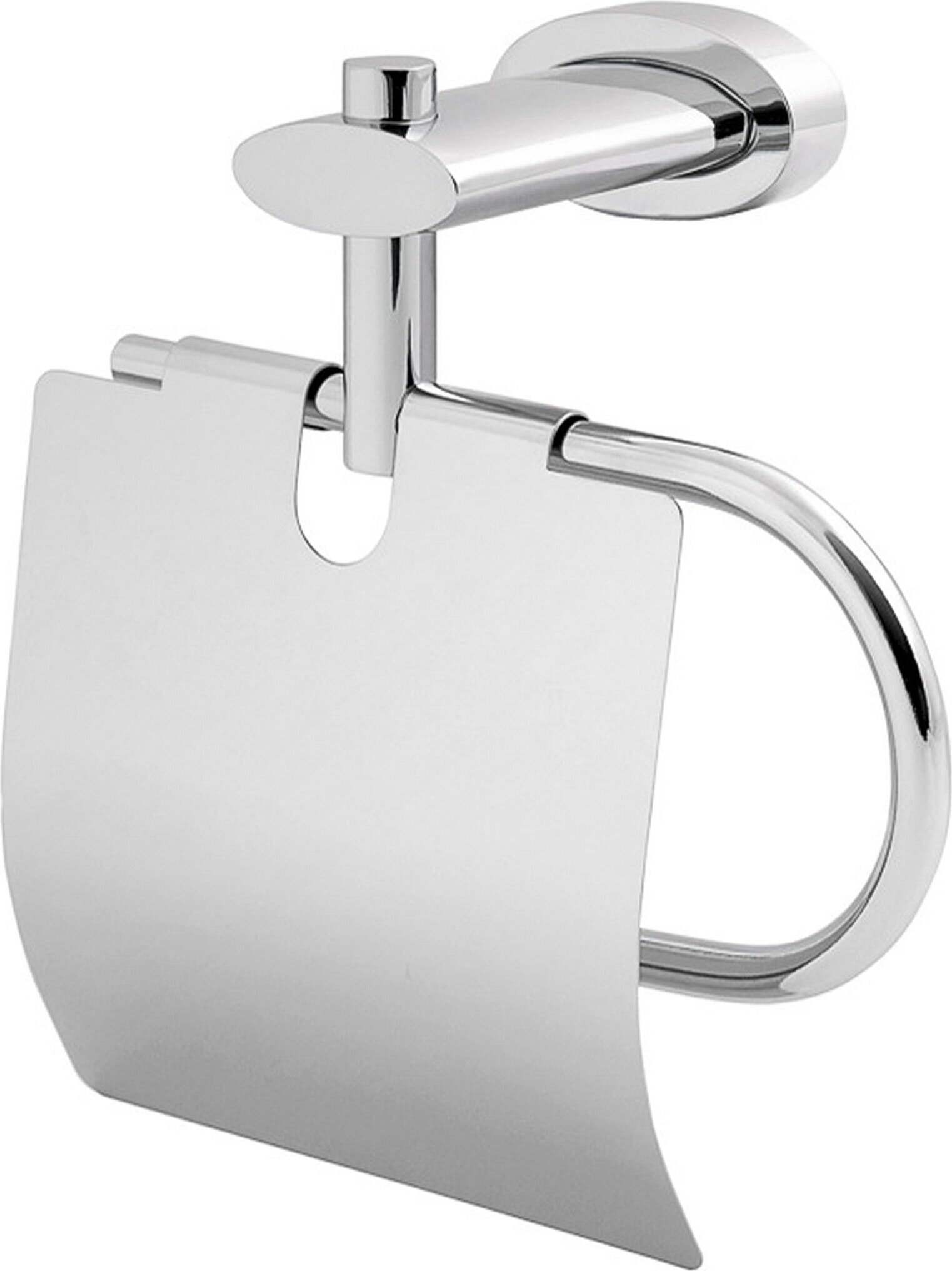 фото Держатель для туалетной бумаги WESS ELLIPS хром 200х225х100 мм