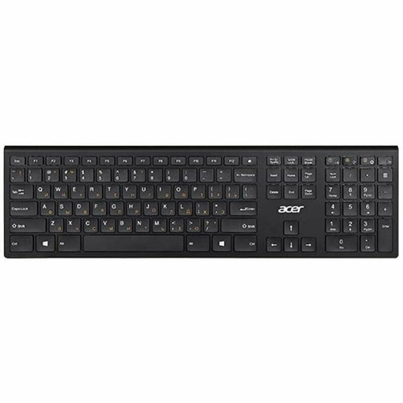 Клавиатура Acer OKR020 Wireless беспроводная черный