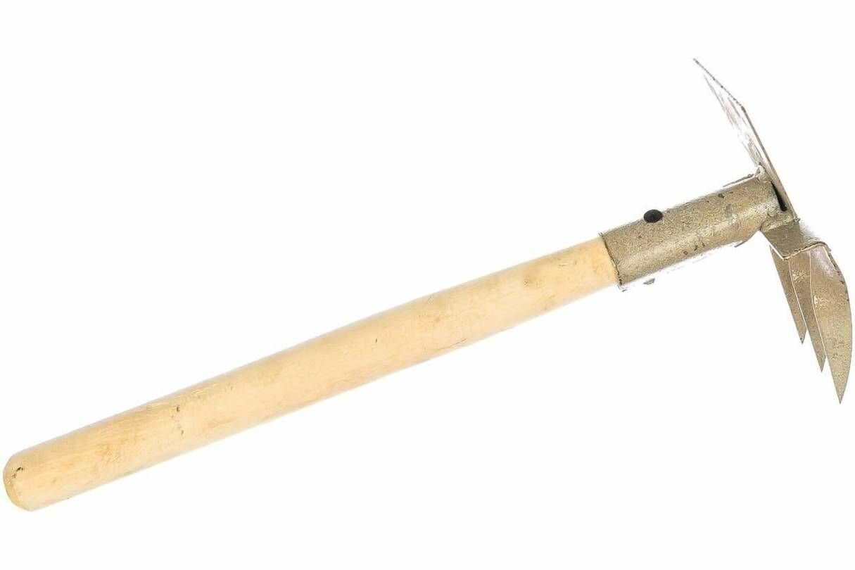 Тяпка комбинированная Gigant - 3 зуба, деревянная ручка, 1 шт. - фотография № 1