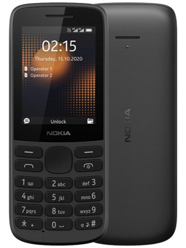 Сотовый телефон Nokia 215 4G (TA-1272) Dual Sim Black