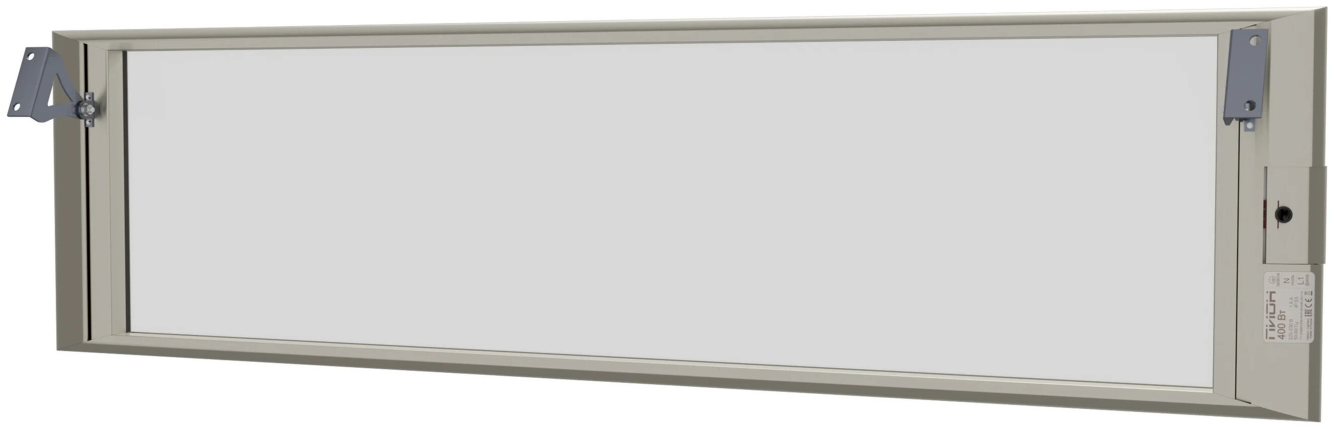 Инфракрасный обогреватель Пион Thermo Glass П-04, серый/прозрачный - фотография № 3