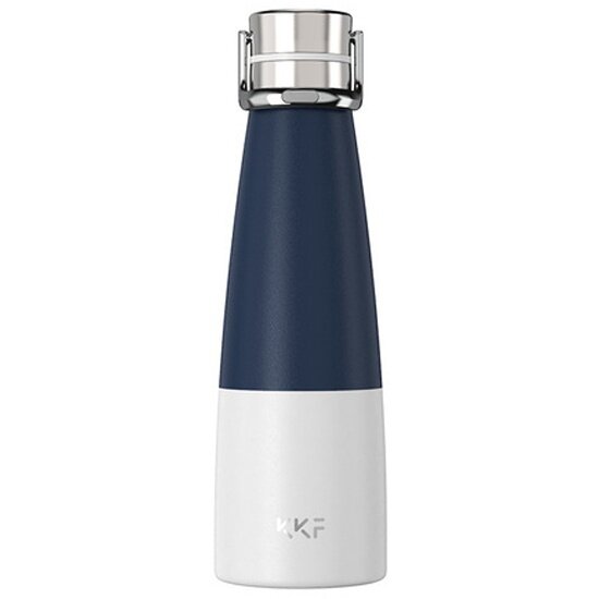 Термобутылка KISSKISSFISH Swag Vacuum Bottle, S-U47WS-032, синий верх, 475 мл