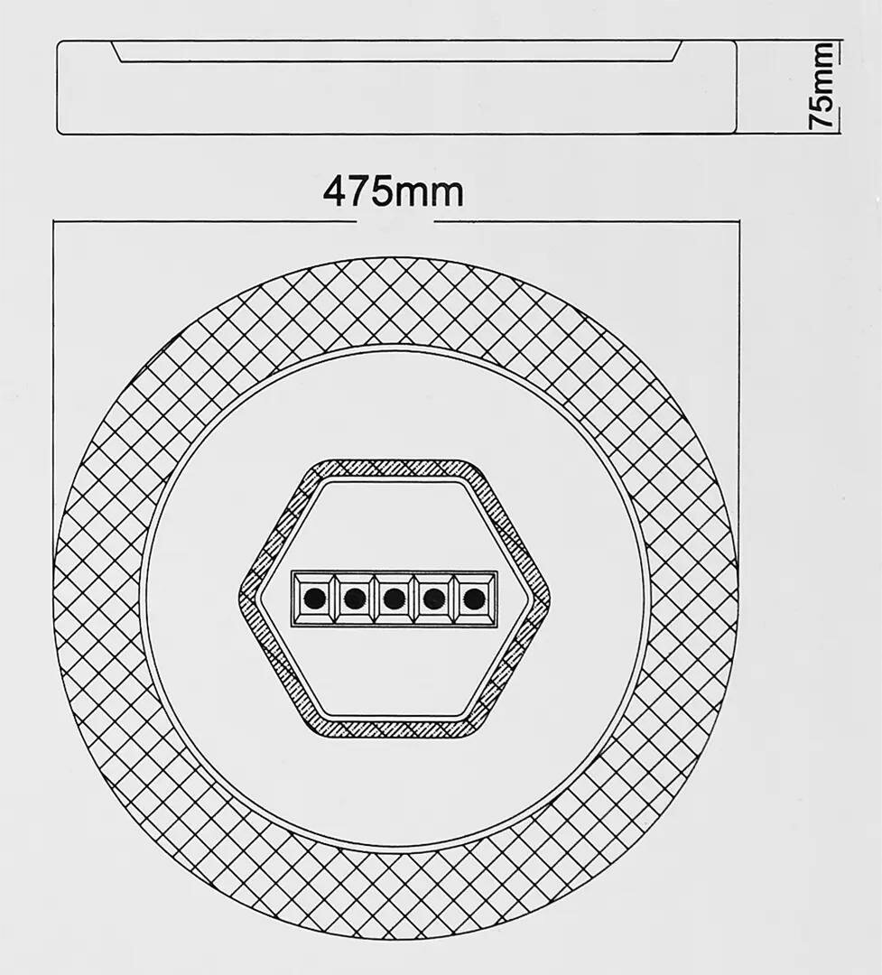 Люстра потолочная светодиодная Мадлен 110+5 Вт LED 220 В с пультом управления - фотография № 16