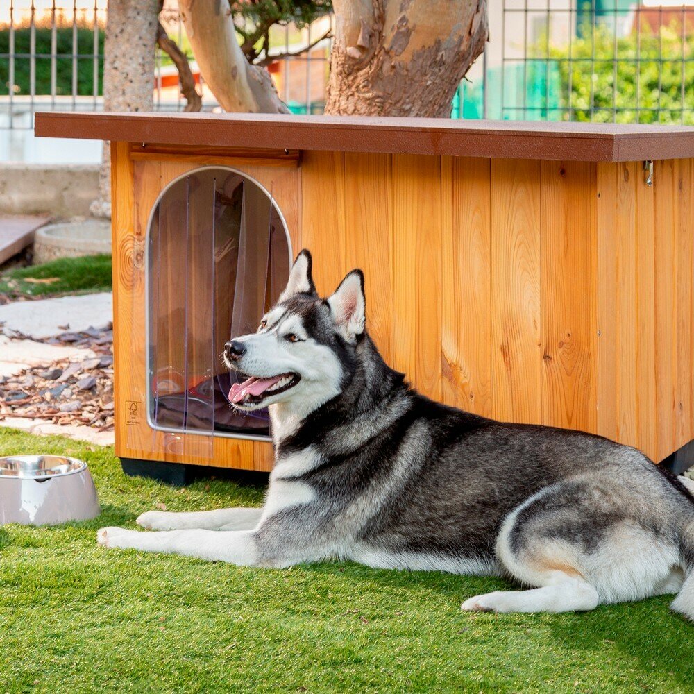 Будка для собак Ferplast BAITA 100 деревянная - фотография № 8