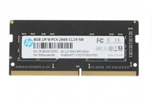 Оперативная память HP DDR4 S1 8GB 2666 MHz CL19 7EH98AA#ABB