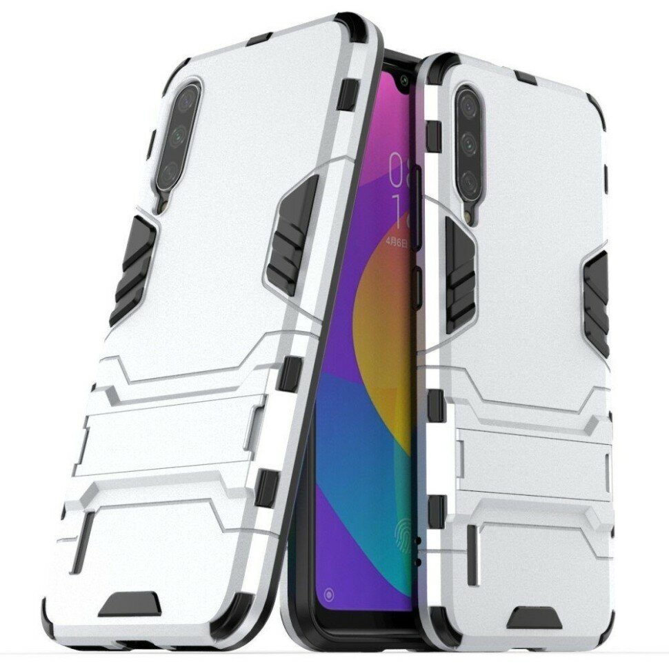 Чехол Duty Armor для Xiaomi Mi CC9e / Xiaomi Mi A3 (серебряный)