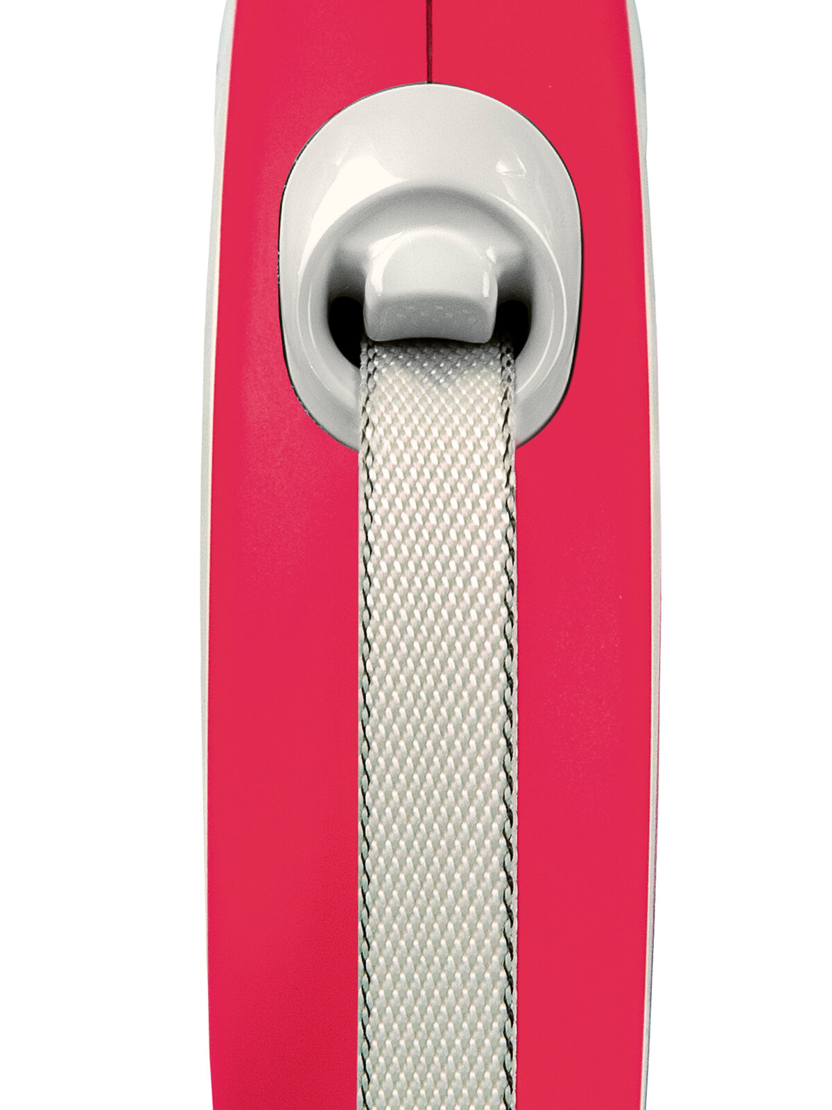 Поводок-рулетка для собак Flexi New Line Comfort (S) 5 м./до 15 кг. (серый/красный, лента) - фотография № 7