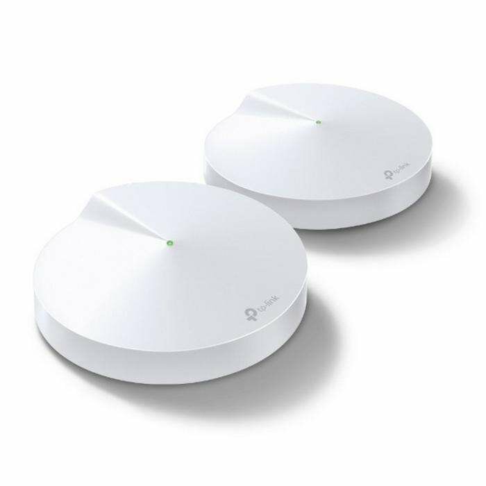 Deco M9 Plus(2-Pack) AC2200 Трёхдиапазонная Mesh Wi-Fi система для умного дома,Центр управления умного дома(Bluetooth 4.2,ZigBee HA 1.2), четырёхъядерный процессор Qualcomm 717МГц,867Мбит/с на 5ГГц+867 Мбит/с на 5 ГГц_Backhaul+400 Мбит/с на 2,4 ГГц (0831