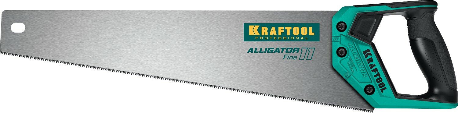 KRAFTOOL Alligator Fine 11 450 мм, Ножовка для точного реза (15203-45)