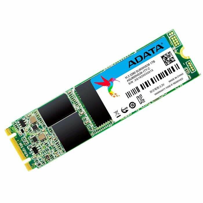 M.2 2280 1TB ADATA SU650 Client SSD [ASU650NS38-1TT-C] SATA 6Gb/s, 550/510, IOPS 80/60K, MTBF 2M, 3D TLC, RTL (936028)