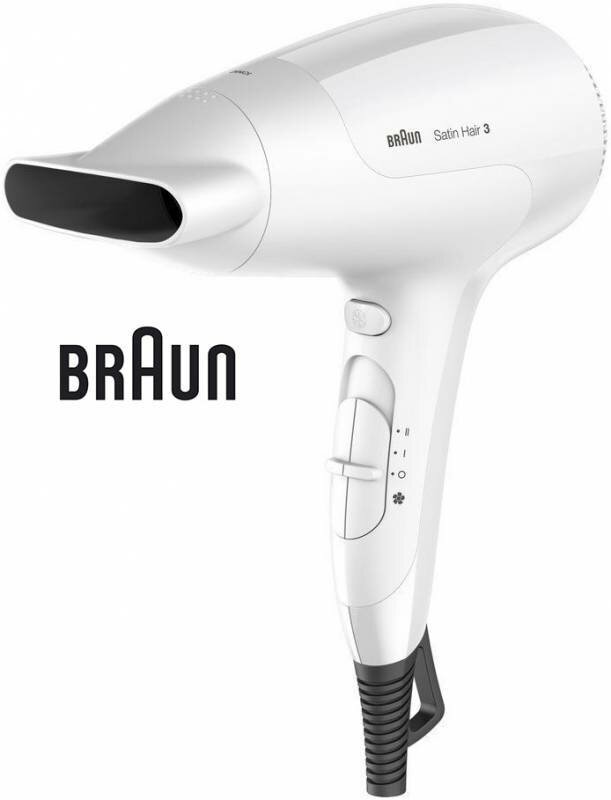 Фен Braun HD 380 белый/серебристый (81502118)