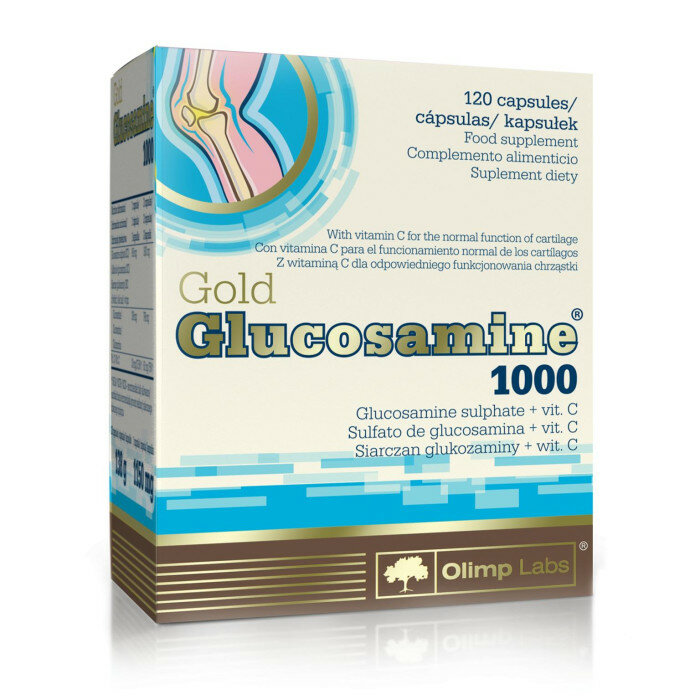 БАД для суставов и хрящей Gold Glucosamine 1000 60 капсул