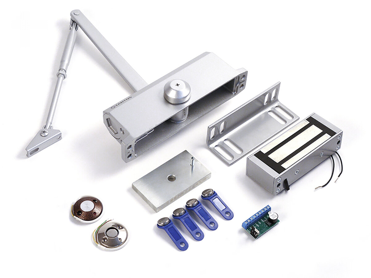 Комплект для установки магнитного замка на дверь - 85 фото