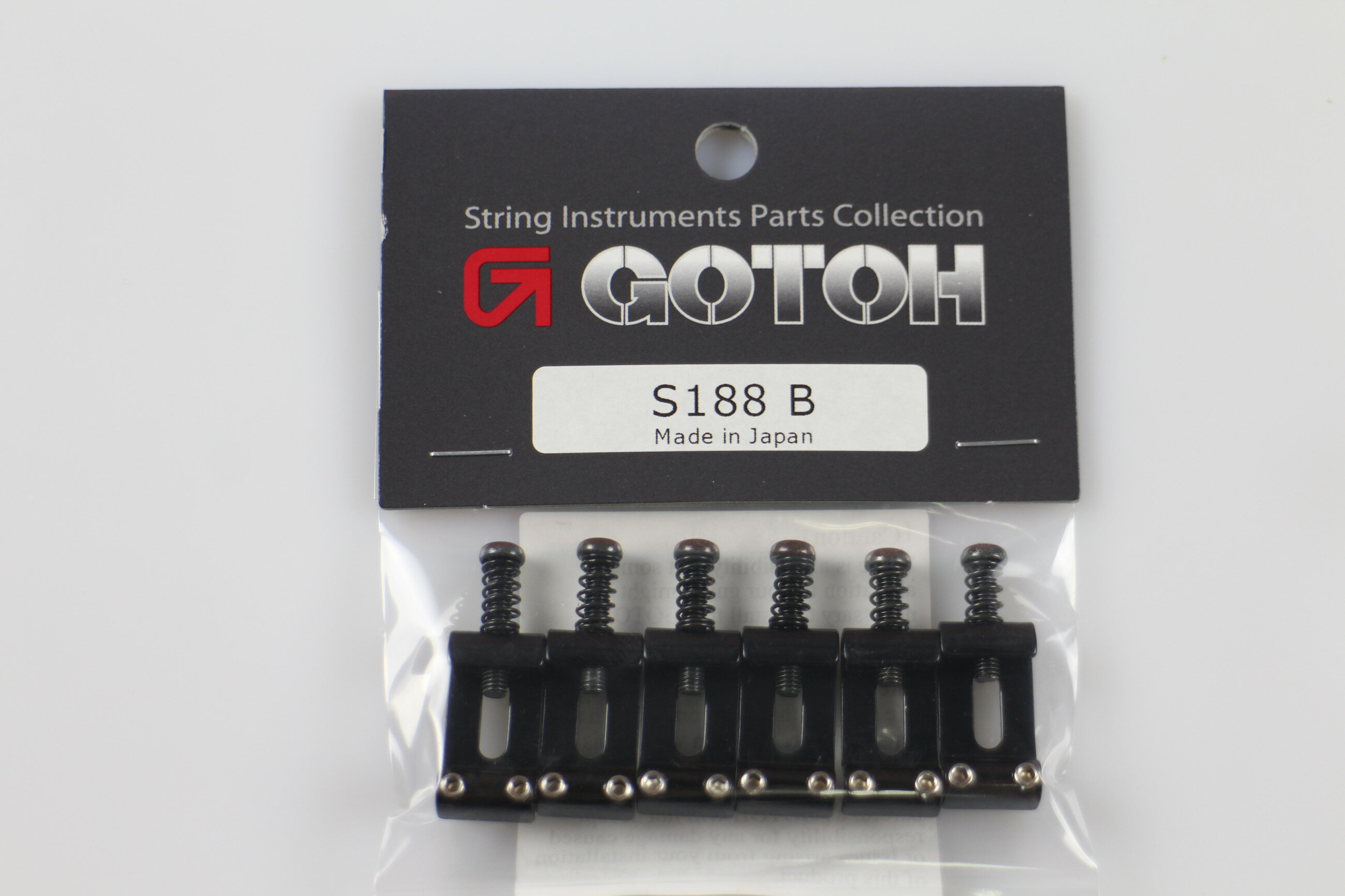 GOTOH S188 набор седел 6 шт. черные