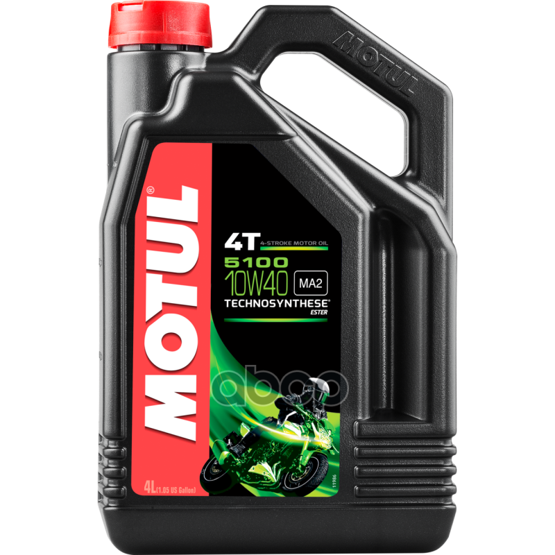 Масло Моторное 4t Motul 5100 4t 10w40 Полусинтетическое 4 Л 104068 MOTUL арт. 104068