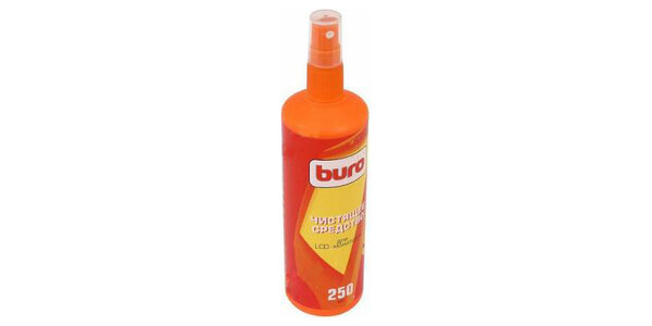 Спрей Buro для чистки lcd-мониторов, кпк, мобильных телефонов, 250 мл Bu-slcd [817430] .