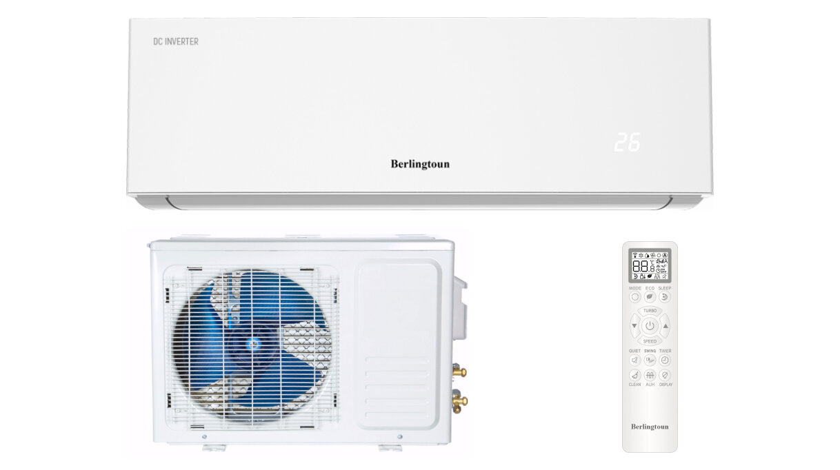 Кондиционер Berlingtoun Bristol DC Inverter BR-09CIN1/in/BR-09CIN1/out Сплит-система