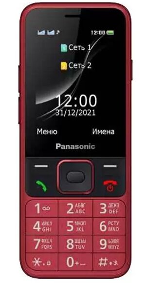 Мобильный телефон Panasonic TF200 (KX-TF200RUR) красный