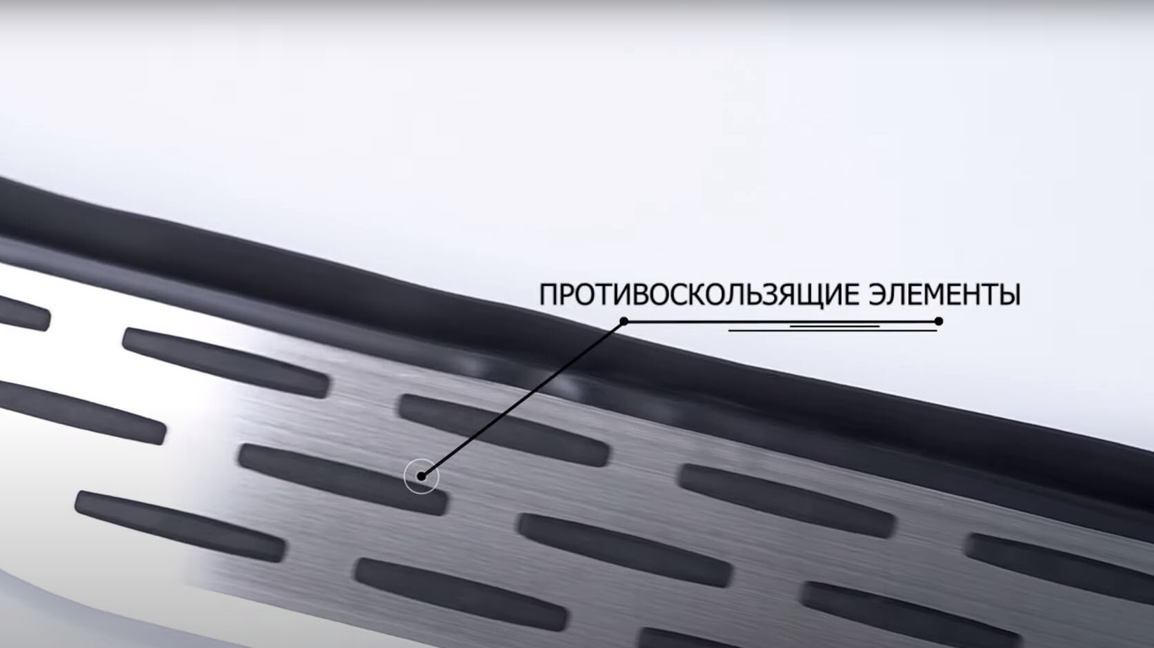 Пороги подножки для Kia Sportage 2016-2022 с крепежом