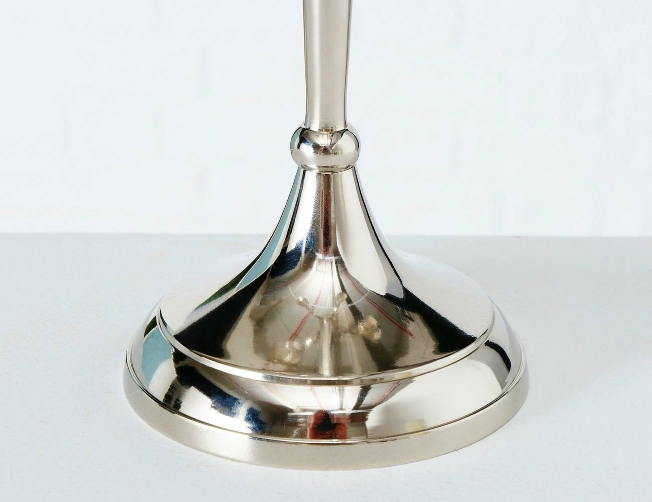 Канделябр витторио под 5 свечей, алюминий, серебряный, 38 см, Boltze - фотография № 5