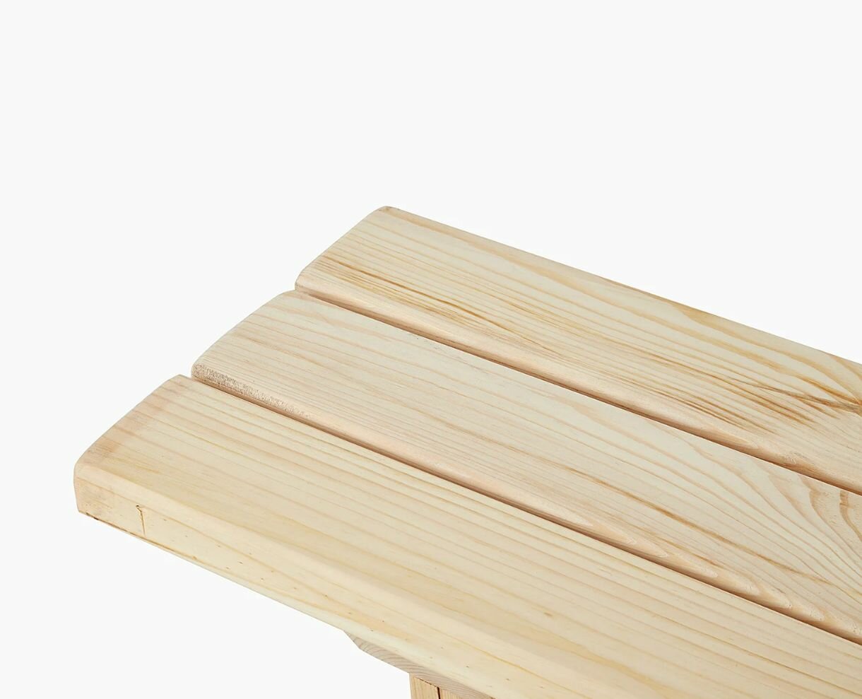 Лавка (скамейка) ЭКО (деревянная), 140х77х31 см, МС-11 Карелия - фотография № 5