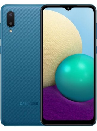 Мобильный телефон Samsung Galaxy A02 2/32 ГБ (Синий)