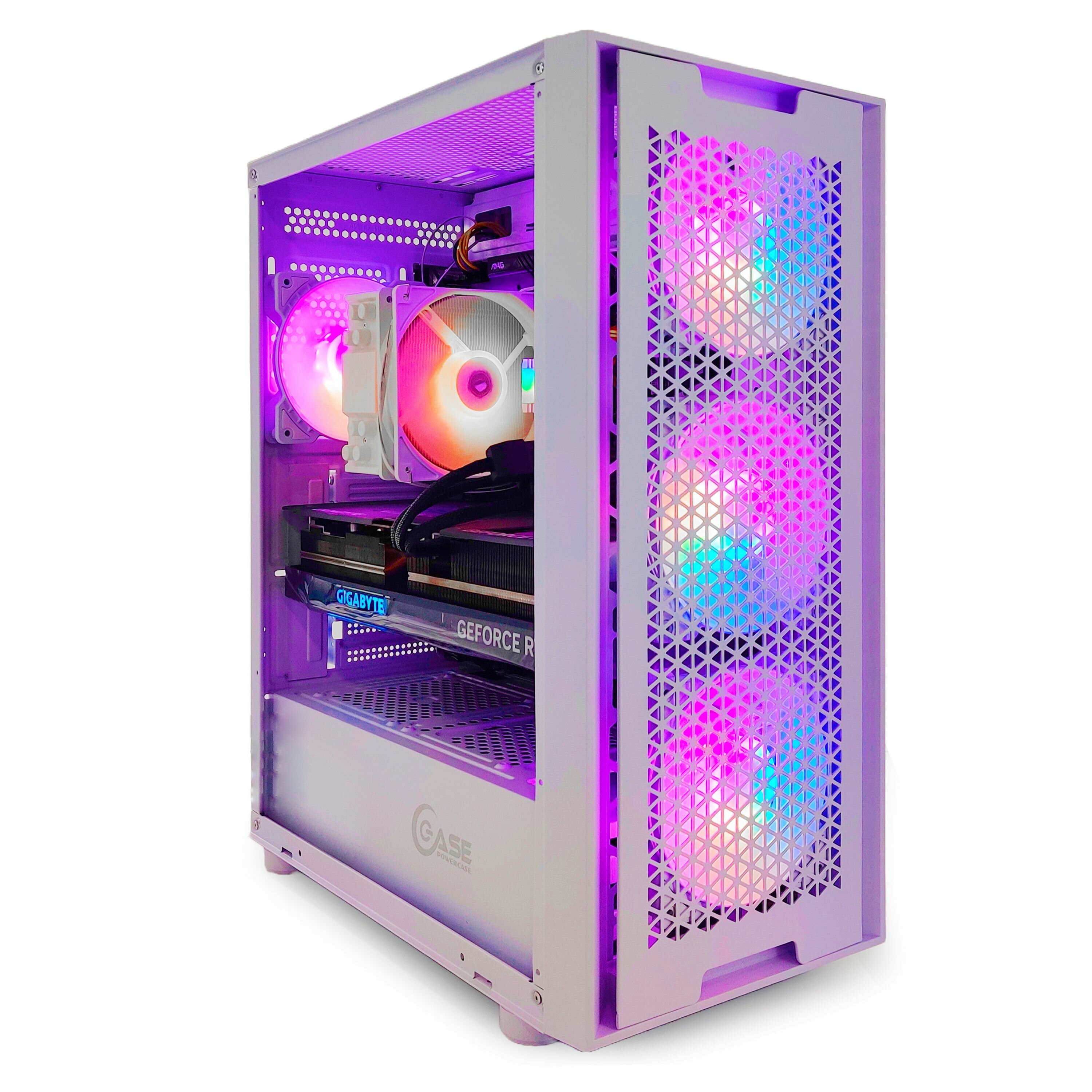 Игровой PC юкомс Ryzen 7 7700x, RTX 2080 Super 8GB, HDD 1TB, SSD 240GB, 16GB DDR5, БП 600W, win 10 pro, White game case