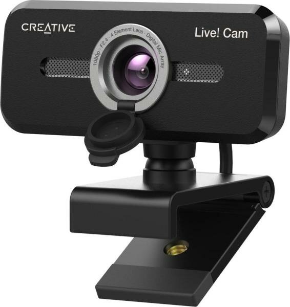 Камера Web Creative Live! Cam SYNC 1080P V2 черный 2Mpix (1920x1080) USB20 с микрофоном