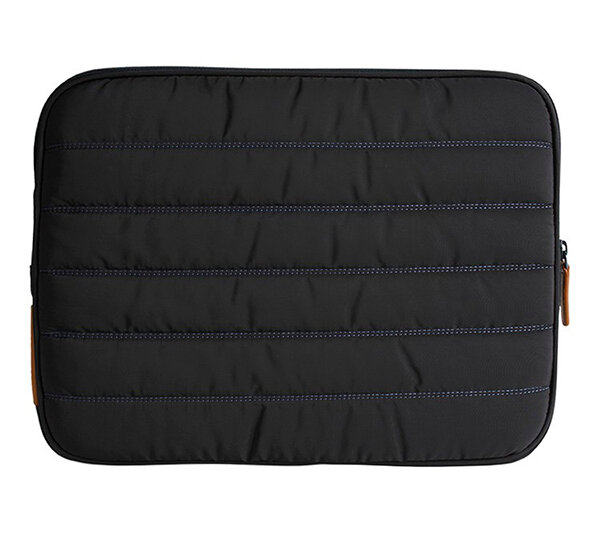 Чехол Bustha Puffer Sleeve Nylo/Leather для Macbook Pro 15/Pro 16, цвет тёмно-синий