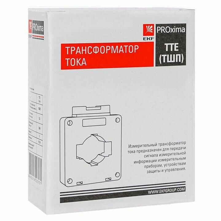 Трансформатор тока ТТЕ 60 800/5А кл. точн. 0.5 5В.А EKF tte-60-800/tc-60-800 - фотография № 3