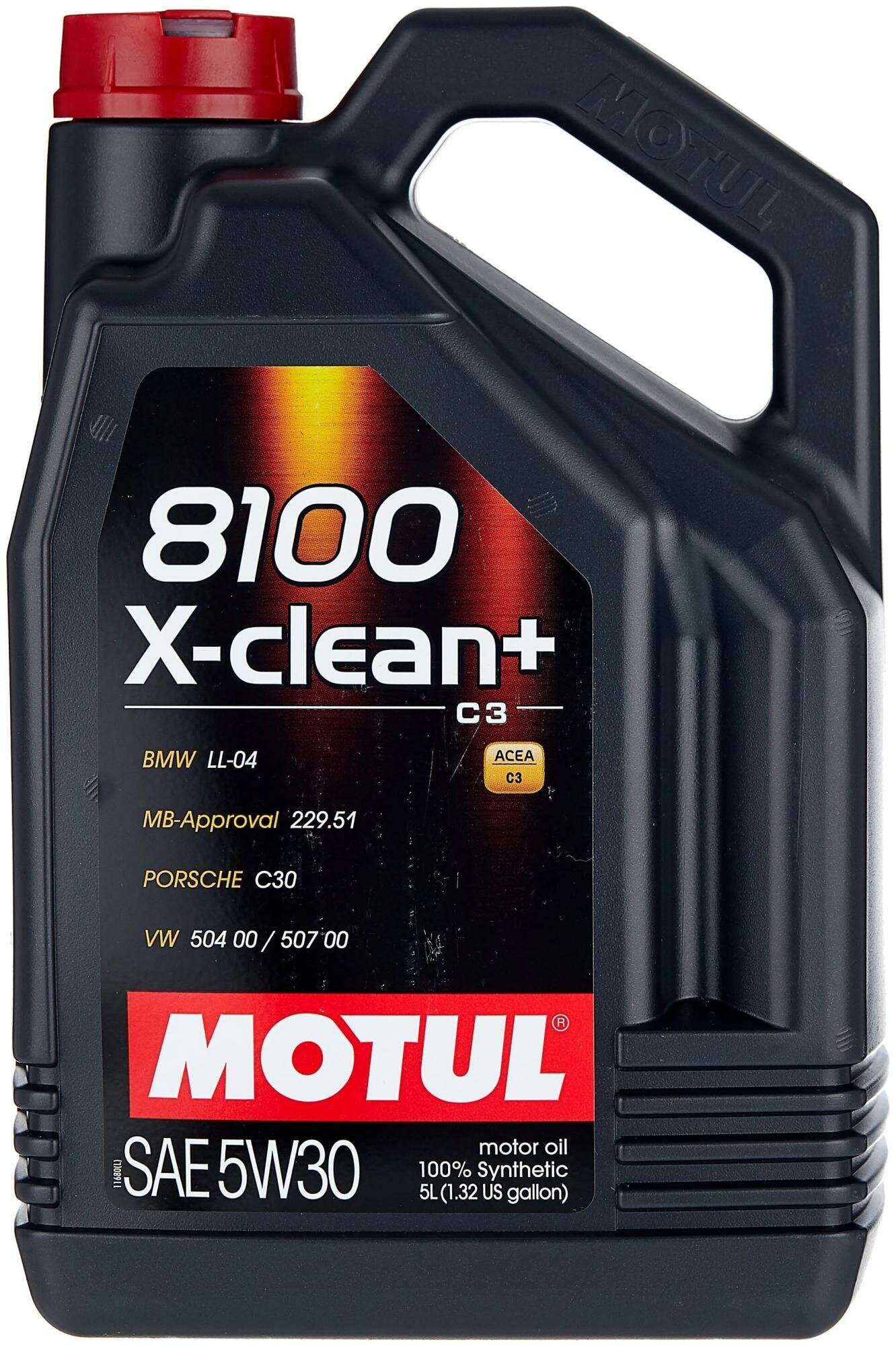 Моторное масло Motul 8100 X-Clean 5w30 C3 5л