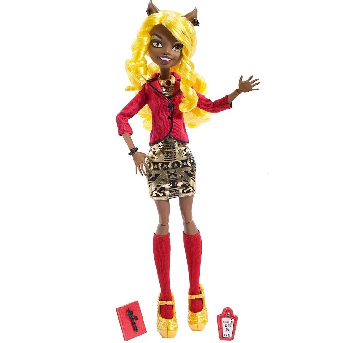 Кукла Монстр Хай - Клавдия Вульф из серии Страх, Камера, Мотор! (Monster High Clawdia Wolf - Frights, Camera, Action!)