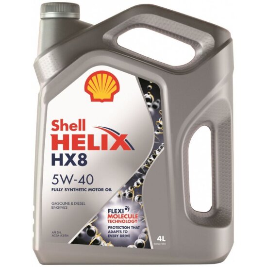 Моторное масло SHELL Helix HX8 Synthetic 5W-40 SN+ 4 л
