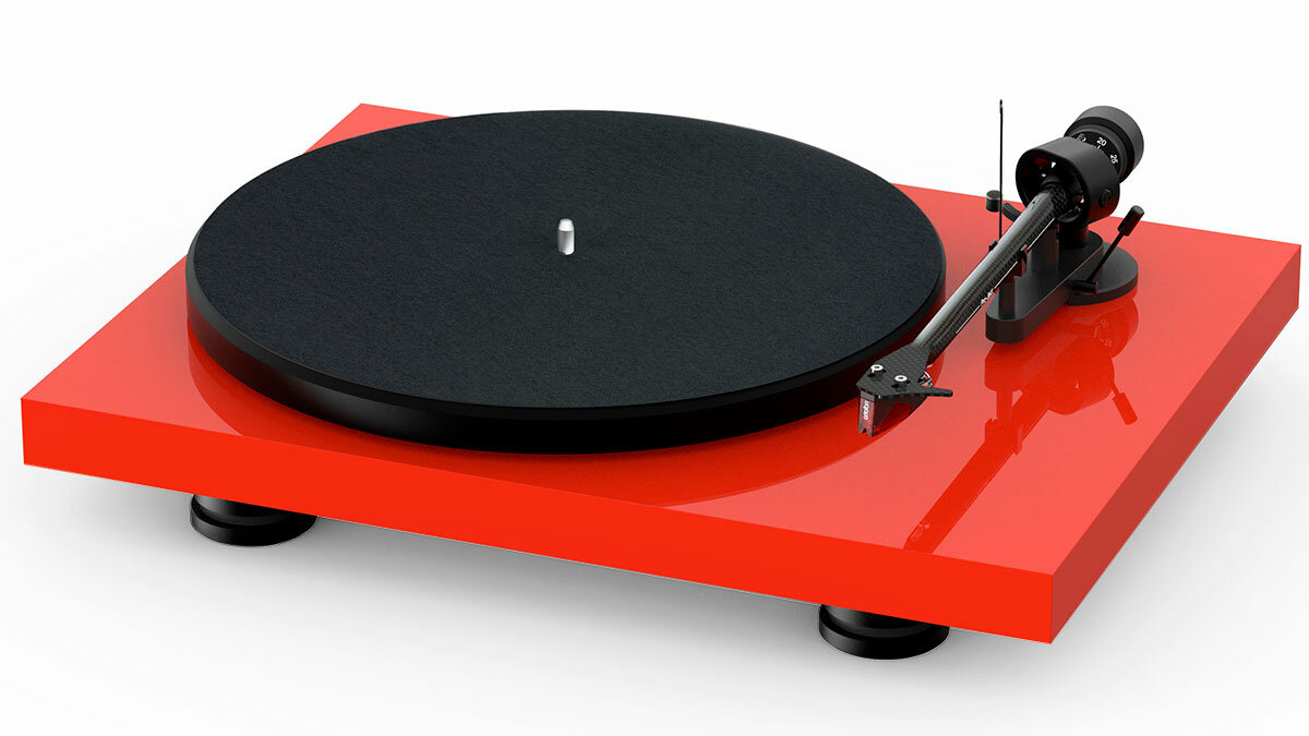 Проигрыватель виниловых дисков Pro-Ject Debut Carbon EVO 2M Red глянцевый красный