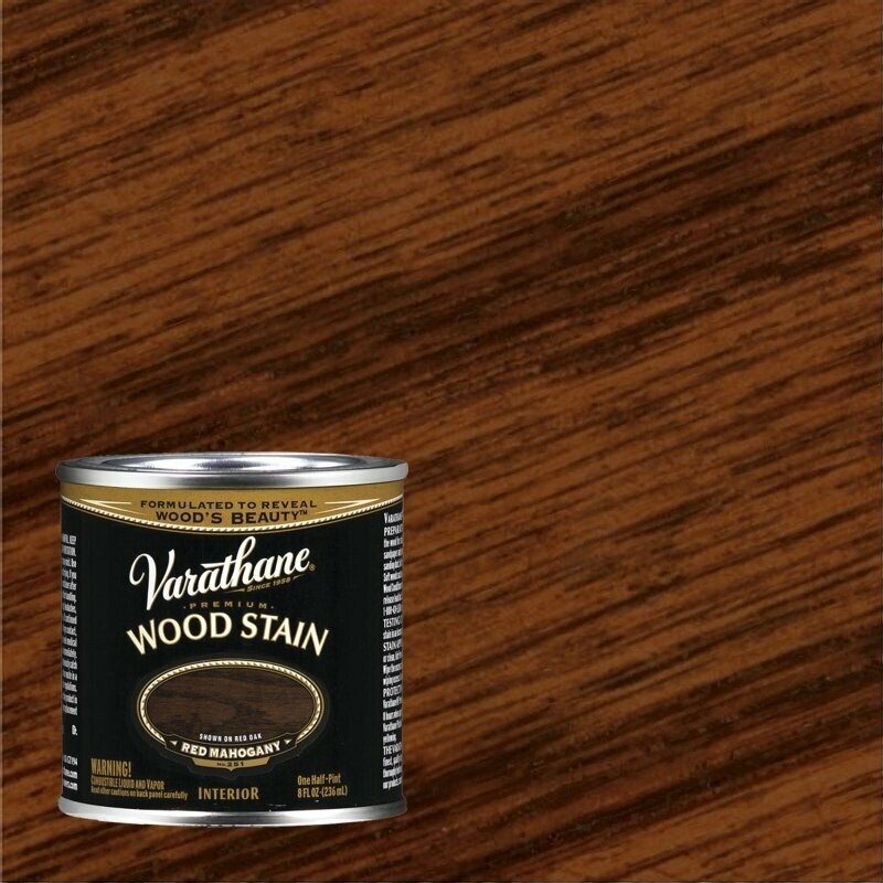 Морилка на масляной основе Varathane Premium Wood Stain 236 мл Красный махагон 211801