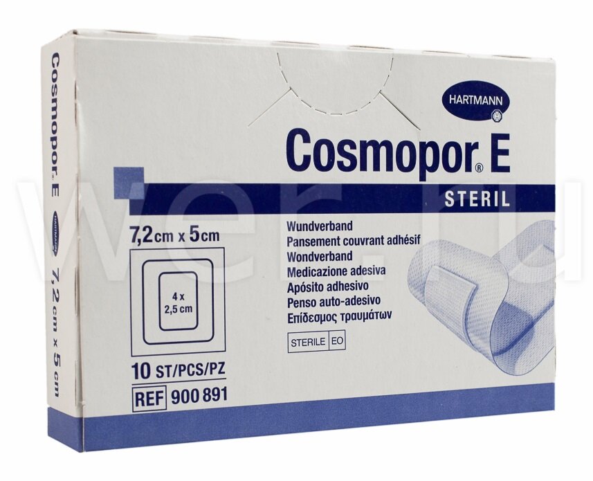 Hartmann Cosmopor Е повязка самоклеящаяся стерильная (7.2х5 см)
