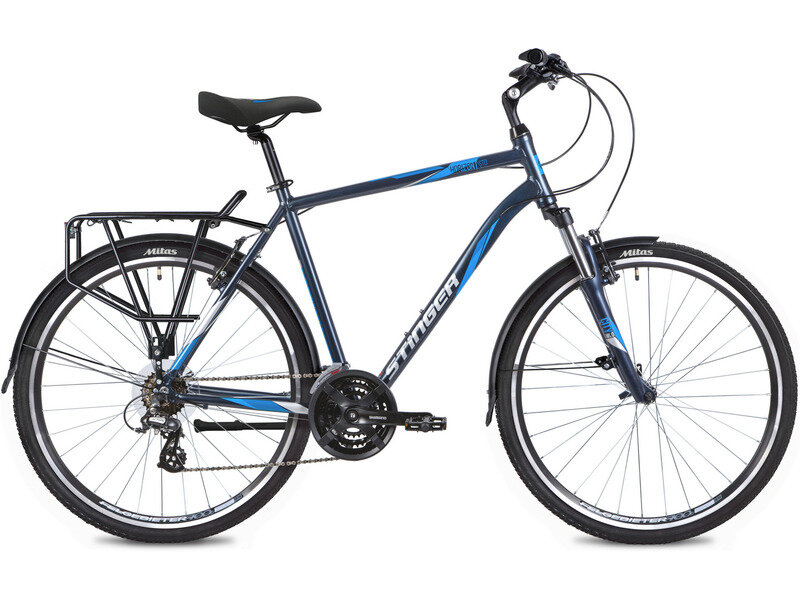 Дорожный велосипед Stinger Horizont STD год 2021 ростовка 22 цвет Синий