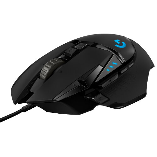 Высокопроизводительная проводная игровая мышь LOGITECH G502 HERO Black USB (910-005470)