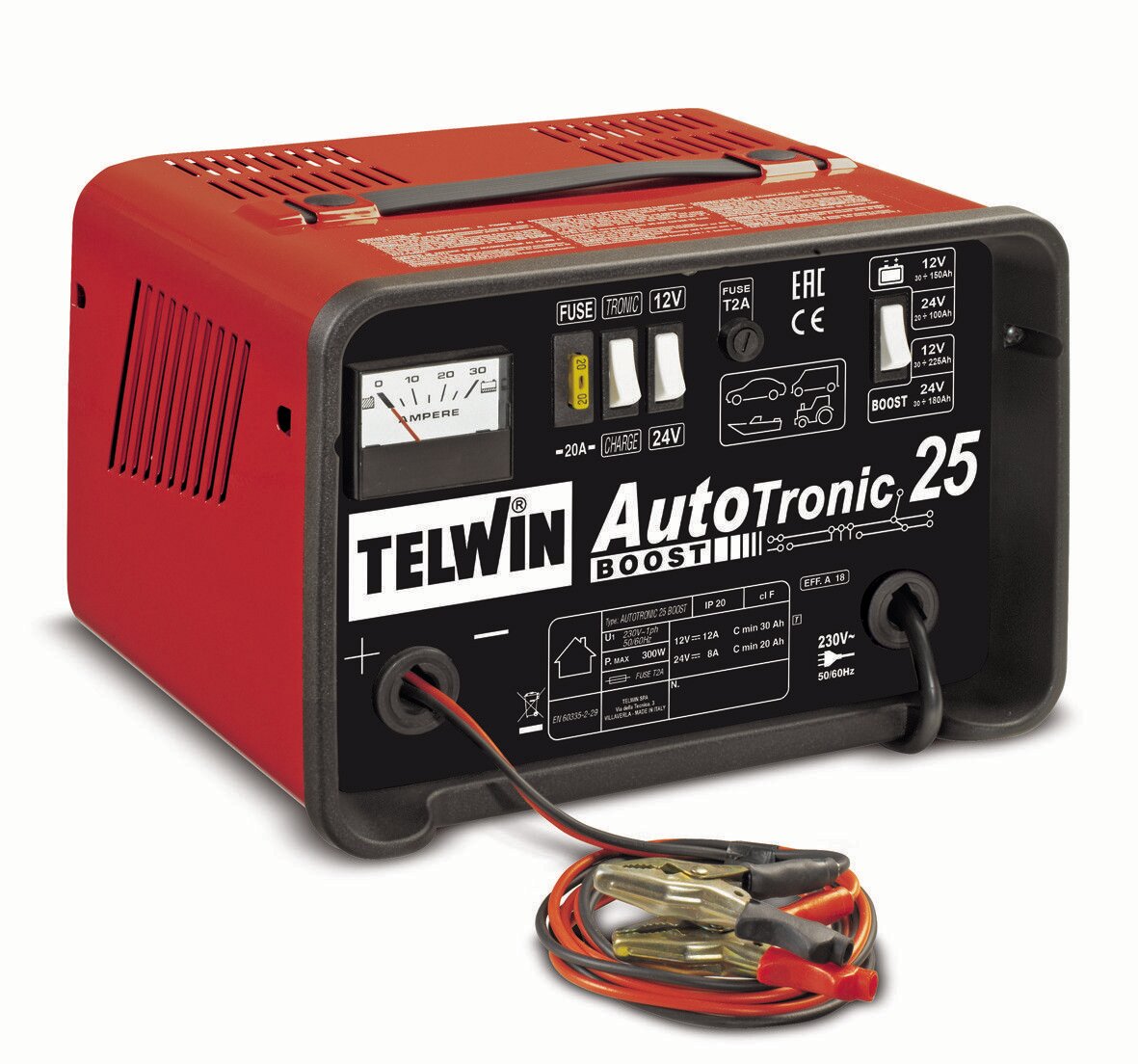 Зарядное устройство AUTOTRONIC 25 BOOST 230V 12V/24V TELWIN