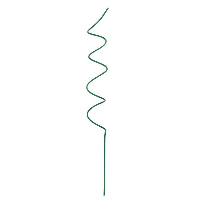 Кустодержатель для цветов, d = 5 см, h = 50 см, металл, зелёный, «Спираль» (10 шт)