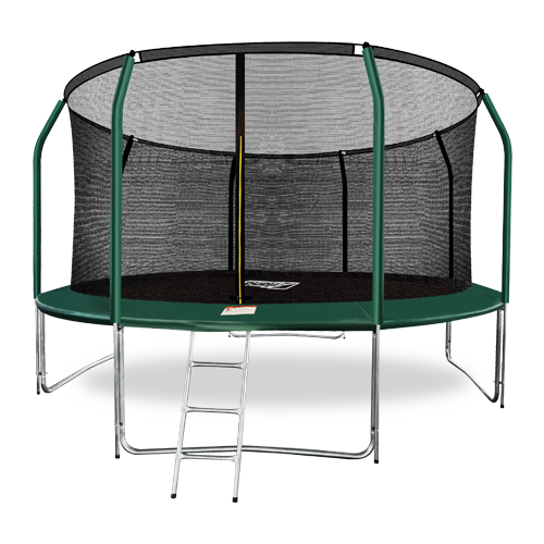 ARLAND Батут ARLAND Премиум с внутренней сеткой 14FT Dark green