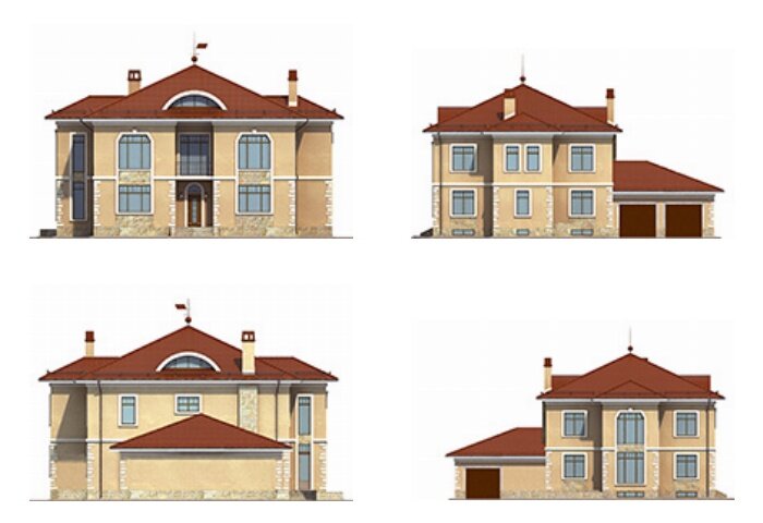 Проект дома Plans-61-25 (515 кв.м, газобетон) - фотография № 3