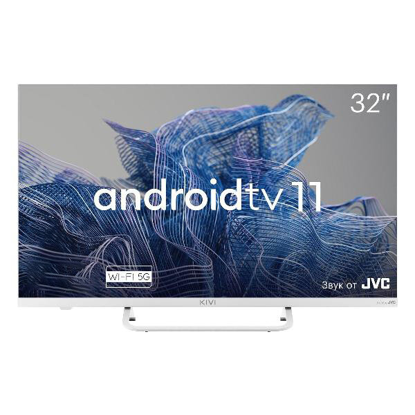 Телевизор Kivi 32F750NW, 32", FULL HD, белый - фото №1