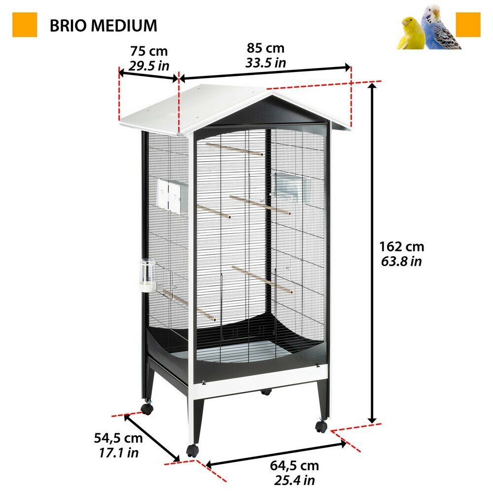 Вольер для птиц BRIO MEDIUM - фотография № 9