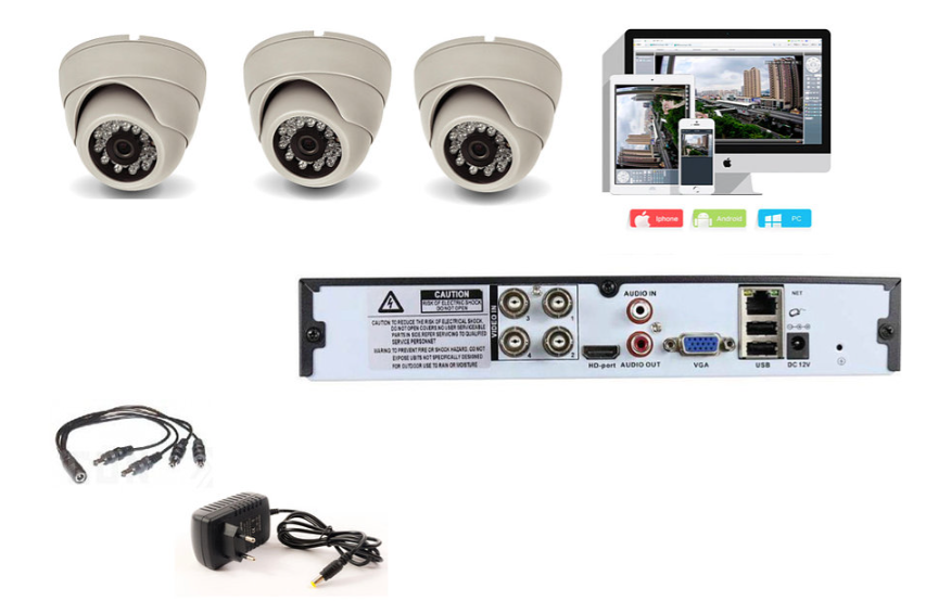 Комплект видеонаблюдения (KIT3AHD300W5MP)