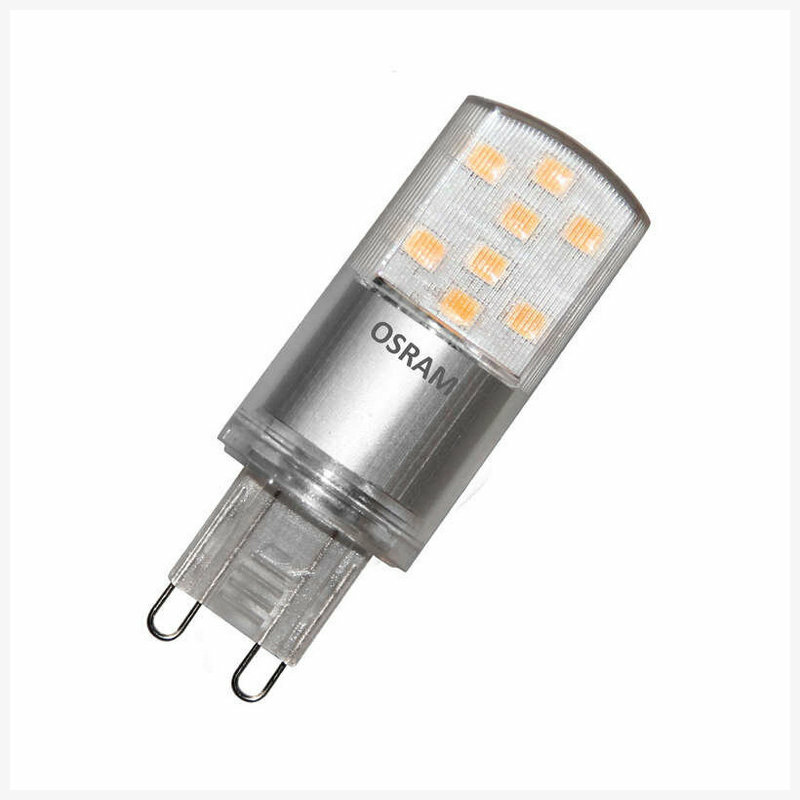 Лампа Osram LEDSPIN 40 CL 3,5W/827 230V G9 400lm d20x57 10X1RU, 4058075315822