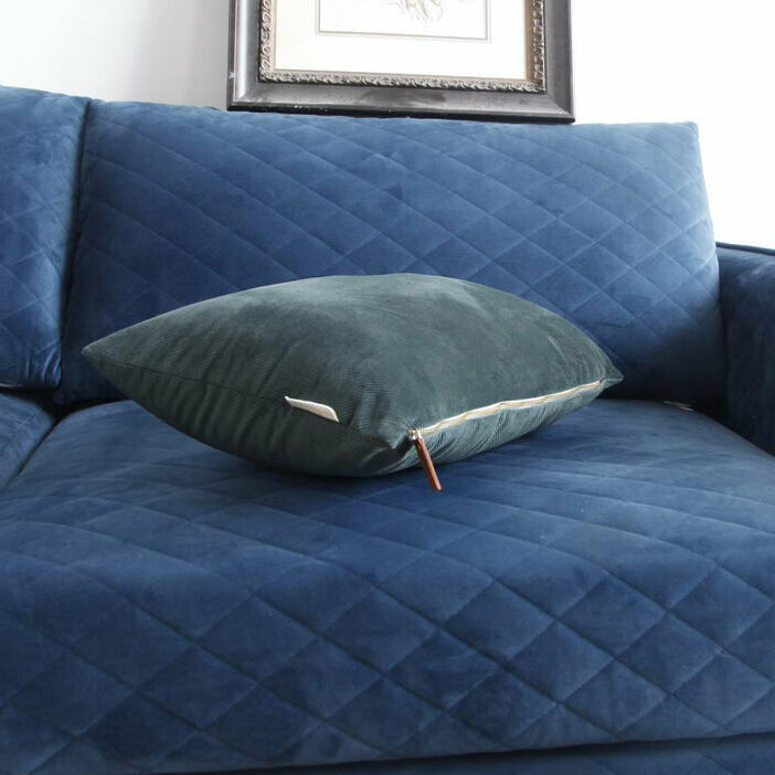 фото Декоративная наволочка Simona цвет: малахит (30х50)