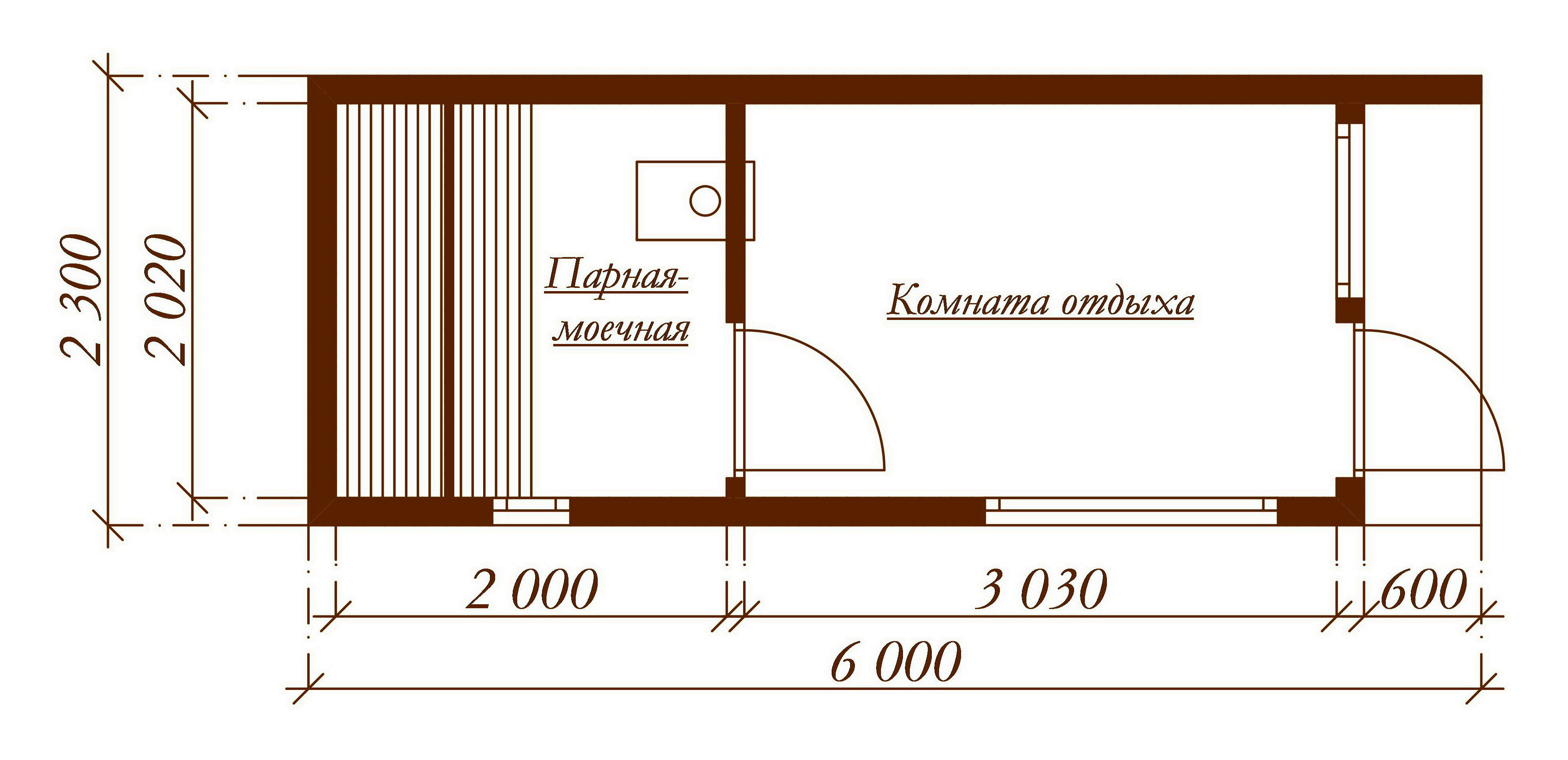 Готовая баня под ключ Эленвуд - фотография № 13